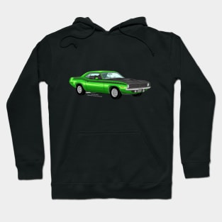 Classic Muscle Car Garage Racing Hot Rod Novelty Gift Hoodie